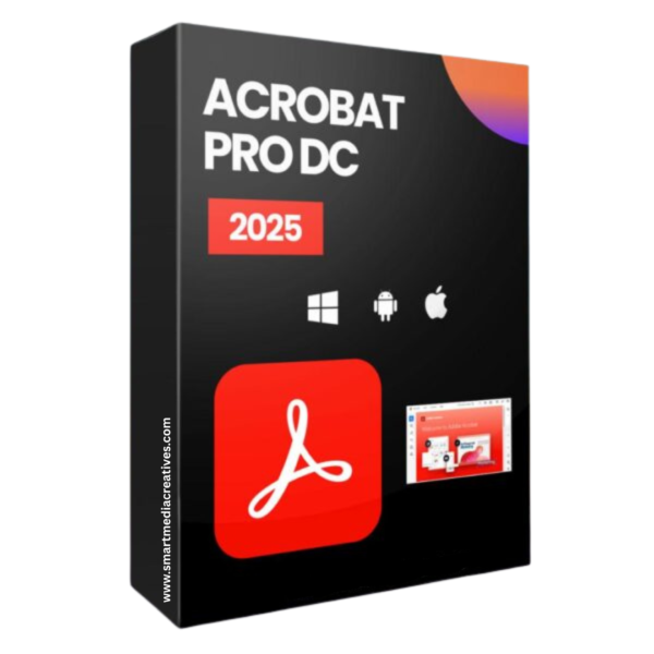 Adobe Acrobat Pro 2025 – PDF EDITOR | LIFETIME USAGE (WINDOWS) Latest | WINDOWS | MULTIPLE PC