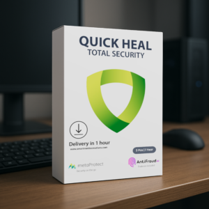 Quick Heal | Total Security Latest Version | AntiFruad AI | 1/3 Users | 1 Year